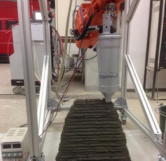 混凝土、混凝土3D打印機、可移動混凝土3D打印機 混凝土、混凝土3D打印機、可移動混凝土3D打印機