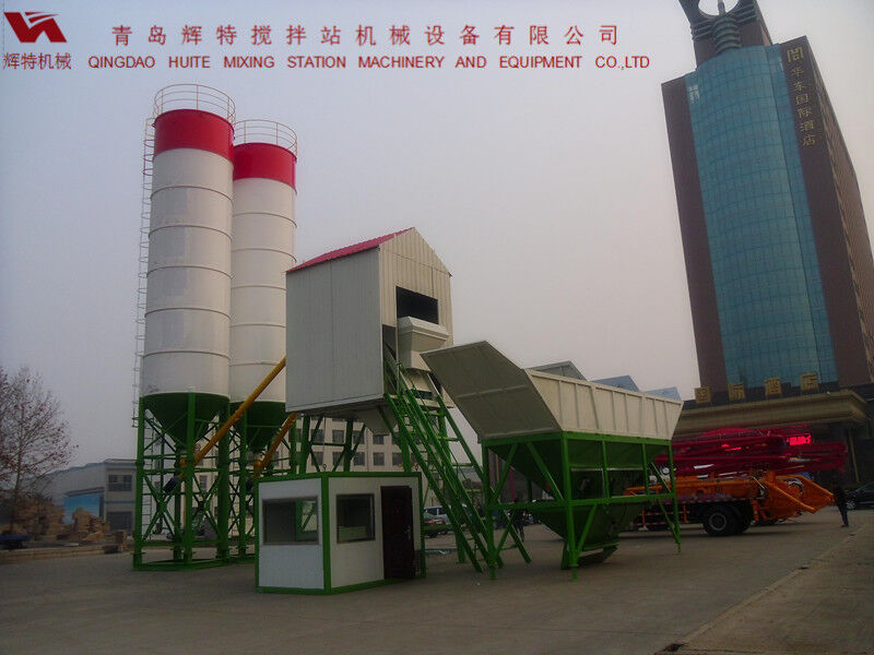 青島輝特混凝土攪拌站HZS90精致的細節(jié)處理