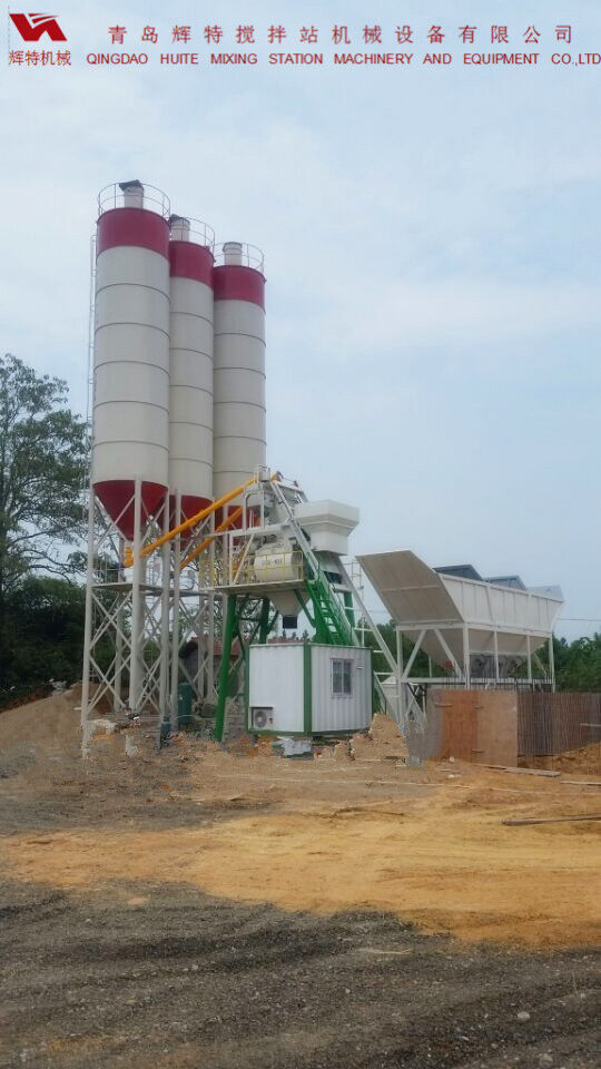 青島輝特混凝土攪拌站HZS90精致的細節(jié)處理