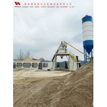 青島輝特機械 HZM75免基礎(chǔ)攪拌站模塊化設(shè)計，安裝快捷