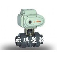 塑料電動(dòng)雙由令球閥
